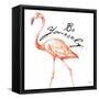 Be Different Flamingo II-Tiffany Hakimipour-Framed Stretched Canvas