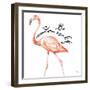 Be Different Flamingo II-Tiffany Hakimipour-Framed Art Print