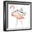 Be Different Flamingo II-Tiffany Hakimipour-Framed Art Print