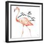 Be Different Flamingo II-Tiffany Hakimipour-Framed Art Print
