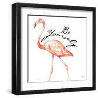 Be Different Flamingo II-Tiffany Hakimipour-Framed Art Print