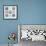 Be Ewe Brown and Rainbow Sheep Sq-Moira Hershey-Framed Art Print displayed on a wall