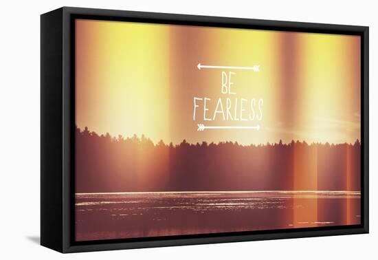 Be Fearless-Vintage Skies-Framed Stretched Canvas