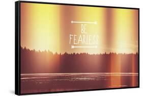 Be Fearless-Vintage Skies-Framed Stretched Canvas