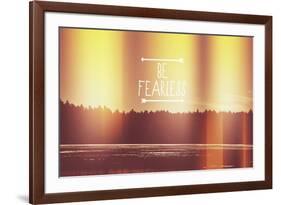 Be Fearless-Vintage Skies-Framed Giclee Print
