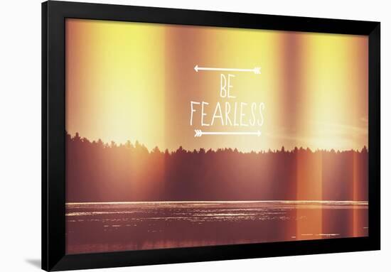 Be Fearless-Vintage Skies-Framed Giclee Print