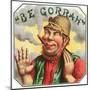 Be Gorrah Brand Cigar Box Label-Lantern Press-Mounted Art Print