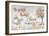 Be Grateful, Thankful and Blessed-Patricia Pinto-Framed Art Print