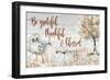 Be Grateful, Thankful and Blessed-Patricia Pinto-Framed Art Print