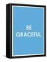 Be Grateful Typography-null-Framed Stretched Canvas