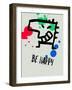 Be Happy 1-Lina Lu-Framed Art Print