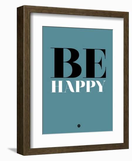 Be Happy 1-NaxArt-Framed Art Print