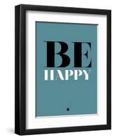 Be Happy 1-NaxArt-Framed Art Print