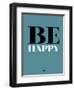 Be Happy 1-NaxArt-Framed Art Print