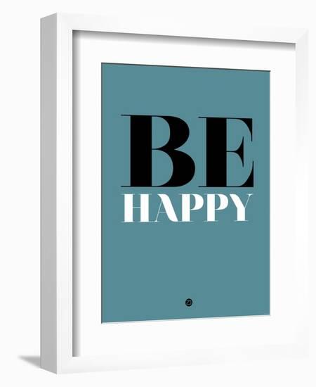 Be Happy 1-NaxArt-Framed Art Print