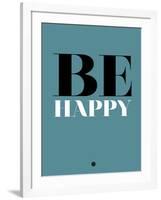 Be Happy 1-NaxArt-Framed Art Print