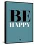 Be Happy 1-NaxArt-Framed Stretched Canvas