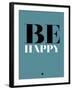 Be Happy 1-NaxArt-Framed Art Print