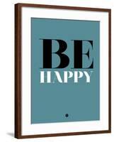 Be Happy 1-NaxArt-Framed Art Print