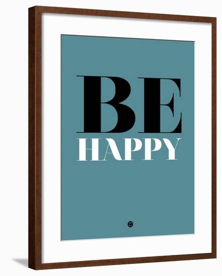 Be Happy 1-NaxArt-Framed Art Print