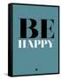 Be Happy 1-NaxArt-Framed Stretched Canvas