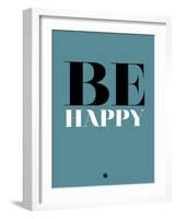 Be Happy 1-NaxArt-Framed Art Print