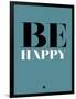 Be Happy 1-NaxArt-Framed Art Print