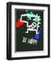 Be Happy 2-Lina Lu-Framed Art Print