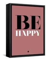 Be Happy 2-NaxArt-Framed Stretched Canvas