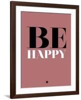 Be Happy 2-NaxArt-Framed Art Print