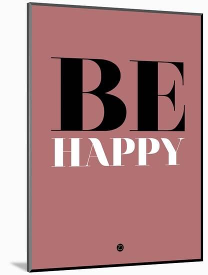 Be Happy 2-NaxArt-Mounted Art Print