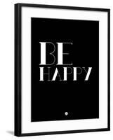 Be Happy 3-NaxArt-Framed Art Print