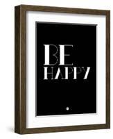 Be Happy 3-NaxArt-Framed Art Print