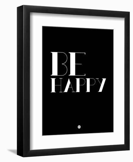 Be Happy 3-NaxArt-Framed Art Print