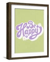 Be Happy Daisy-Allen Kimberly-Framed Art Print