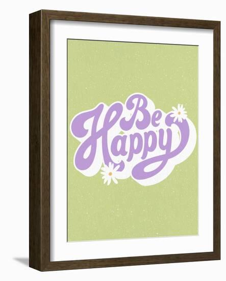 Be Happy Daisy-Allen Kimberly-Framed Art Print