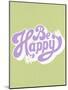 Be Happy Daisy-Allen Kimberly-Mounted Art Print