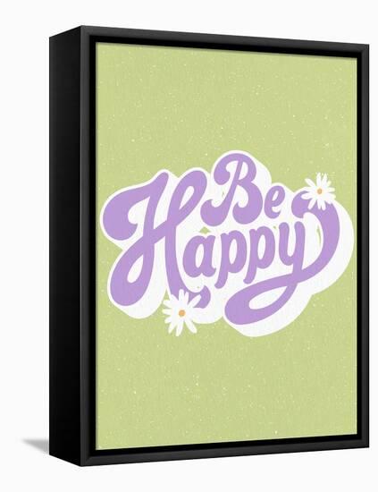 Be Happy Daisy-Allen Kimberly-Framed Stretched Canvas