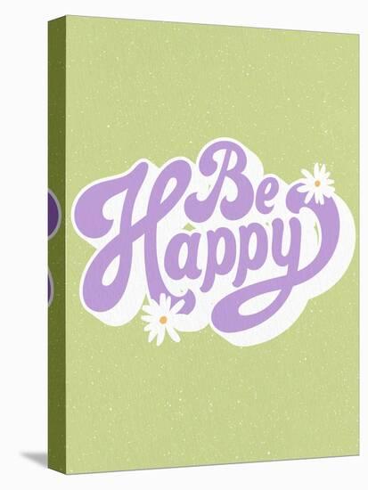 Be Happy Daisy-Allen Kimberly-Stretched Canvas