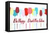 Be Happy Drink More Wine-Edmunds Edmunds-Framed Stretched Canvas