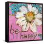 Be Happy-Blenda Tyvoll-Framed Stretched Canvas