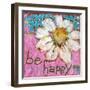 Be Happy-Blenda Tyvoll-Framed Giclee Print