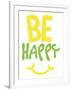 Be Happy-Jace Grey-Framed Art Print