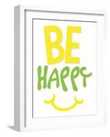 Be Happy-Jace Grey-Framed Art Print