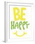 Be Happy-Jace Grey-Framed Art Print