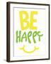 Be Happy-Jace Grey-Framed Art Print