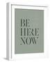 Be Here Now No1-Beth Cai-Framed Giclee Print