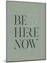 Be Here Now No1-Beth Cai-Mounted Giclee Print