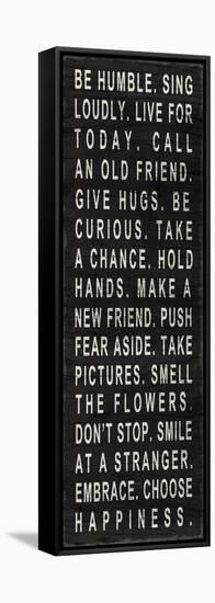 Be Humble (Use Kind Words)-null-Framed Stretched Canvas