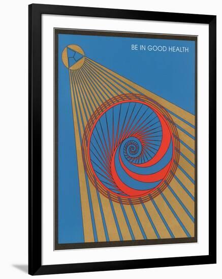 Be in Good Health, Geometric Design-null-Framed Art Print